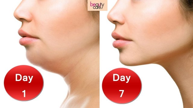 '3 Easy Face Exercises for Double Chin Removal and Wrinkles in Hindi (Results in 7 days!)'