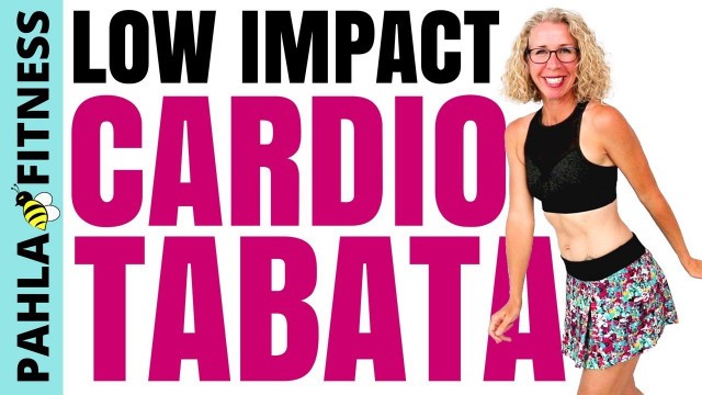 '10 Minute LOW IMPACT Cardio TABATA Workout | All Standing, No Jumping 