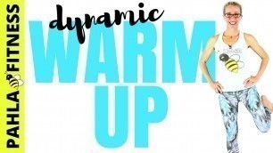 'WARM UP | FOUR MINUTE Dynamic Stretching Routine to Warm Muscles and Prepare for your WORKOUT'