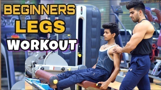 'LEGS WORKOUT FOR BEGINNERS| COMPLETE GUIDANCE AND TIPS BY BADRI FITNESS'