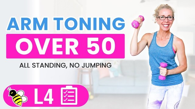 '30 Minute Cardio ARM TONING Workout for Women Over 50'