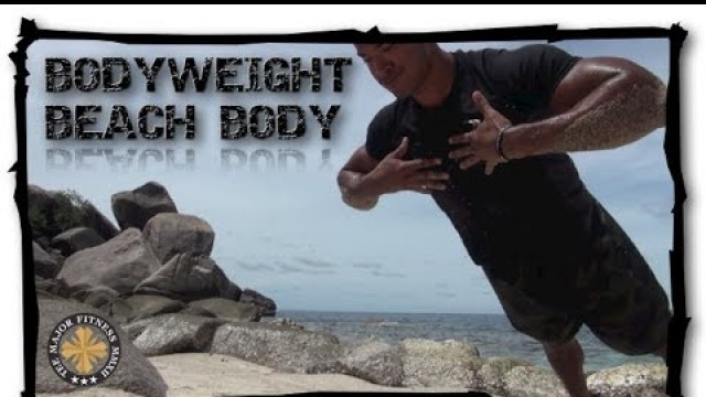 'Beginner Bodyweight Beach Workout Trailer - Tee Major Fitness'