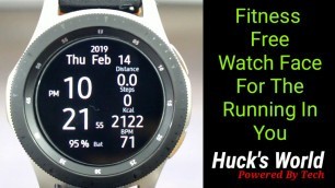 'Free Galaxy Watch/Gear S3 Digital Watch Face (Fitness Ready)'