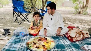 'The Great outdoor picnic with Afghan Kid Zoya Khan | Kandahar Afghanistan | food Vlog | Qawi Khan'