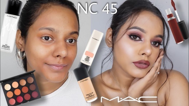 'One Brand Tutorial | Full face of MAC Cosmetics | Editorial Makeup Look | ThattBrowngirl'