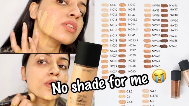 'MAC STUDIO FIX FOUNDATION FOR INDIAN SKIN TONE | NC 30, 35, 40, 42 | Mac Studio Fix Foundation NC35'