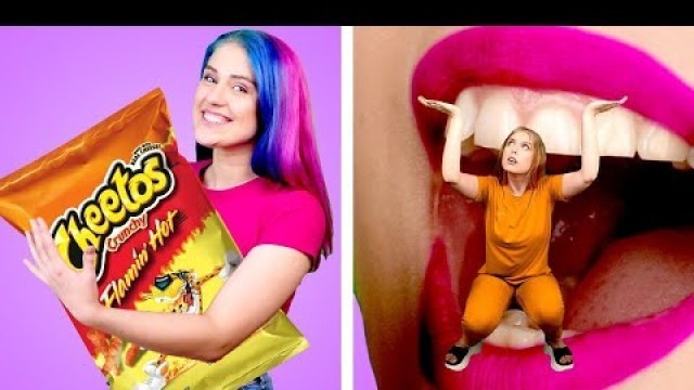 'IF FOOD WERE PEOPLE for 24 Hours || Funny Food Situations with Snacks & Candy by Crafty Panda Bubbly'