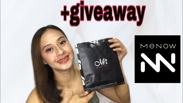 'Get ready with me ft.Menow Cosmetics+GIVEAWAY'