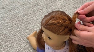 'how to do dutch braids on your american girl doll'