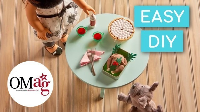 'Mini Thanksgiving Turkey for Your Doll | Doll DIY | @American Girl'