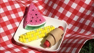 'DIY AG Doll Picnic Food Set'