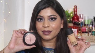 'TRYING MAC COSMETICS | MAC COSMETICS FOUNDATION, BLUSH, HIGHLIGHTER & MORE | Dikshita Agarwal'