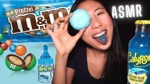 'BLUE FOOD #ASMR 