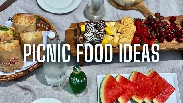 'Picnic Food Ideas! | WHATS IN MY PICNIC BASKET'