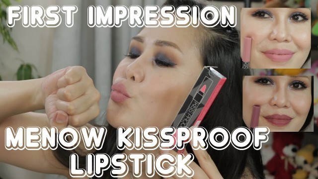 'FIRST IMPRESSION | MENOW KISSPROOF LIPSTICK | BeYouTyAndBeyond'