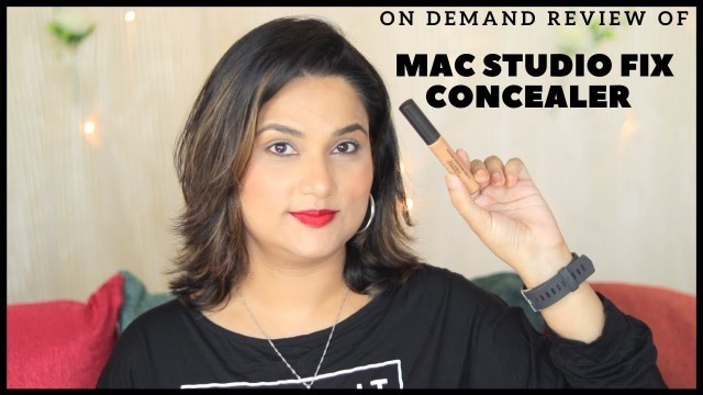 'How is MAC कन्सीलर on Indian Skin  ? | M.A.C Studio Fix 24-Hour Smooth Wear Concealer #stayhome'