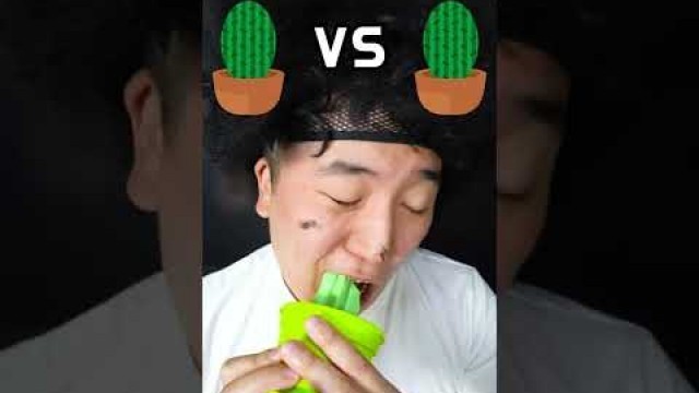 'REAL FOOD VS JELLY CHOCOLATE FOOD CHALLENGE || TikTok Funny eating Cactus #Shorts'