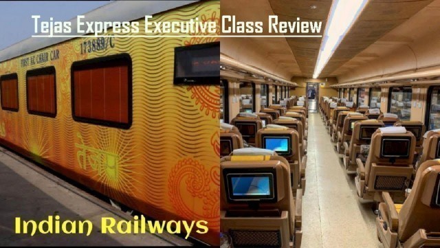 'Tejas Express Executive Class Food Review || Delhi to Lucknow || Indian Railways'