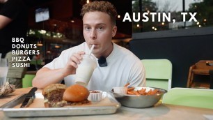 'AUSTIN TX FOOD VLOG | Franklin’s BBQ, Gordough’s Donuts, Home Slice Pizza'