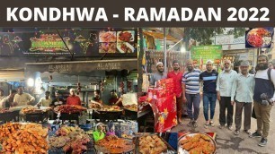 'KONDHWA ( PUNE ) RAMADAN SHOPPING & FOOD VLOG 2022 || PUNE MEIN YAHA SABSE BADAMANAYA JATA HAI'