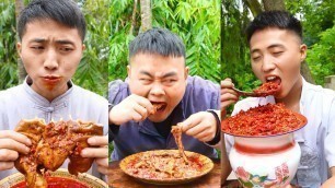 'Eating Chili and Funny Pranks Compilation || Funny Mukbang || TikTok Video - Songsong and Ermao'