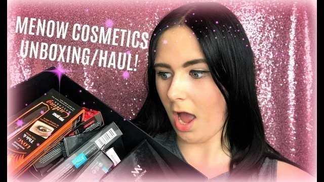 '♡ MeNow Cosmetics Unboxing/Haul! |AbbieWilloughby'