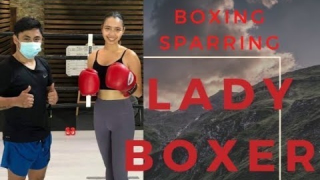 'LADY BOXER | #boxing #sparring  @POPSUGAR Fitness'