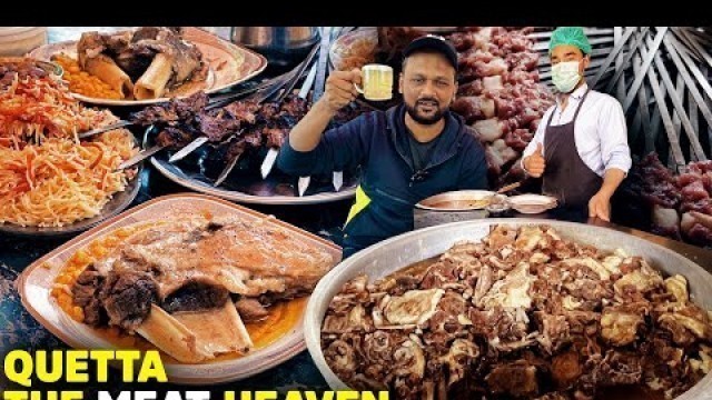 'Quetta | Namkeen Mutton Rosh aur Grand Nashta | Pakistani Traditional Street Food of Baluchistan'