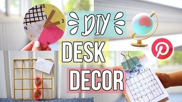 'DIY AG DESK DECOR! | American Girl Doll Desk Decor Pinterest Inspired!'