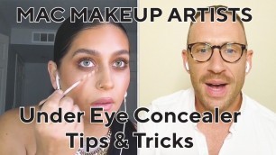 'Under Eye Concealer Tips & Tricks | MAC Makeup Artists'