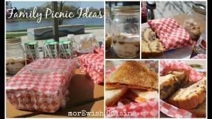 'Family Picnic Ideas with 3 three amazing recipes by morEwish | Collaboration Video'