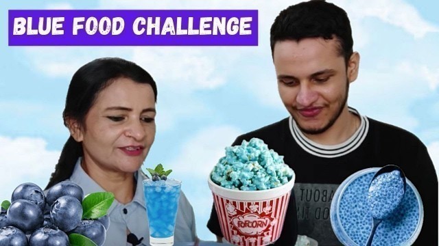 'Blue Food Challenge for 24 HOURS @Triggered Insaan !!'