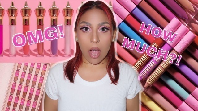 'MY ENTIRE JEFFREE STAR COSMETICS MAKEUP COLLECTION (so far)'