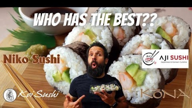 'I EAT AND RANK LOCAL SUSHI RESTAURANTS!! | FOOD VLOG'