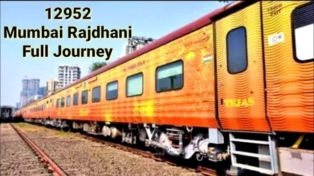 '12952 Tejas Mumbai Rajdhani Express Full Journey and Review'