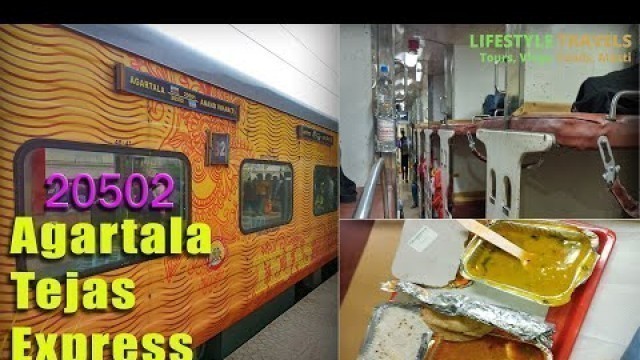 '20502 Anand Vihar Agartala Tejas Express Full Train Journey | Tejas Food Review | ANVT to PPTA Train'