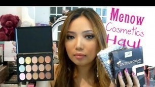 'Menow Makeup Haul! | Palettes, Color Corrector , Foundation and Eyeliner!'