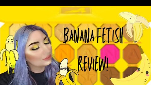 'Jeffree Star Cosmetics Banana Fetish Palette Review + Look + Swatches / NOT affiliated/ NOT PR'