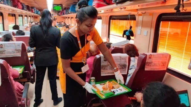 'Interior of Executive Chair Car of Lucknow-New Delhi Tejas Express || News Station'