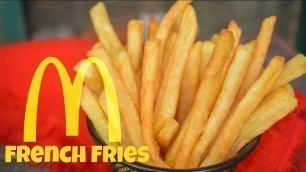 'How to make McDonald\'s French Fries Recipe at Home | Homemade French Fries Recipe | Hindi/Urdu'