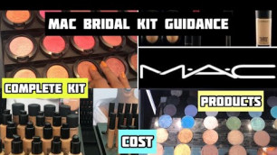 'How to make Mac Cosmetics Bridal Kit | Bridal makeup kit Guidance | Most Useful tips For brides'