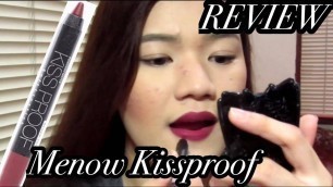 'MENOW KISSPROOF SOFT LIPSTICK: First Impression Review ♡ | makeupbykarlamisa'