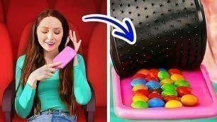 'Smart Ways to Sneak Snacks Anywhere || Funny Food Hacks by 5-Minute Recipes!'