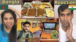 'Bangladeshi Reaction To Tejas Express Executive Class Food Review | Ahmedabad to Mumbai'