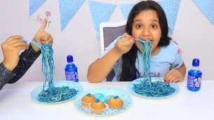 'تحدي يوم كامل باللون الأزرق !! EATING ONLY BLUE FOOD FOR 24 HOURS'