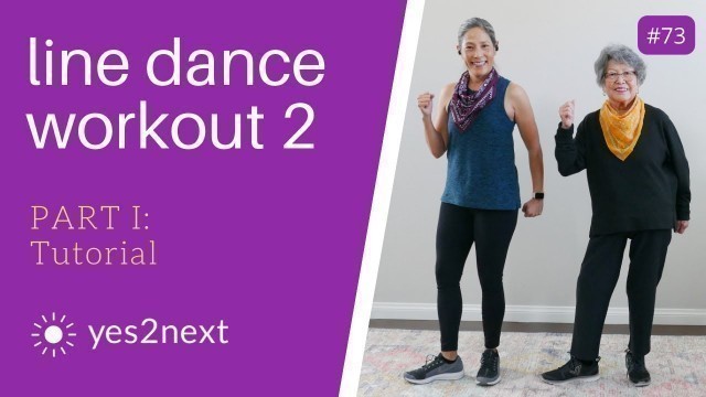 'Line dance-inspired workout! PART 1 | Electric Slide, Cowboy Hustle Tutorial | Seniors, beginners'