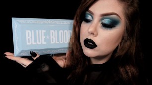 'Full Face Makeup Tutorial Using Jeffree Star Cosmetics BLUE BLOOD palette!'