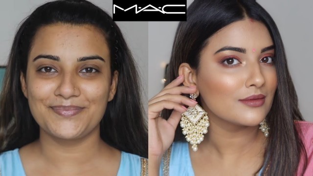 'Step By Step Newly Wed Makeup | One Brand Makeup Tutorial With MAC Cosmetics'