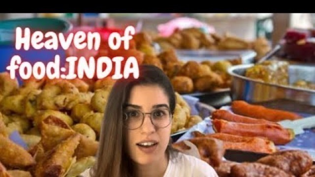 'INDIA STREET FOOD VLOG |  GULAB JAMUN, PAV BHAJI, CHOLE BHATURE, DOSA, JALEBI'