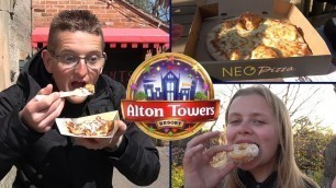 'Alton Towers Food Vlog 2021 - Menus, Prices & Where To Eat!'